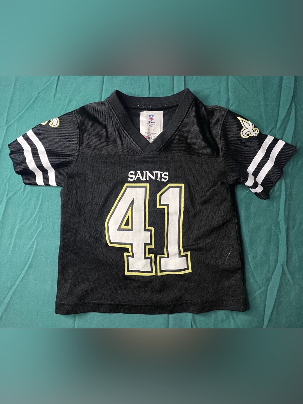 Black Kids New Orleans Saints Alvin Kamara Football Jersey